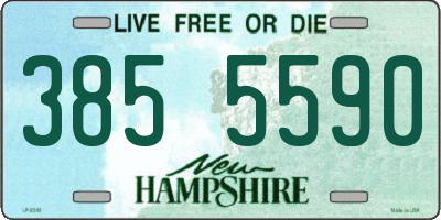 NH license plate 3855590