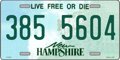 NH license plate 3855604