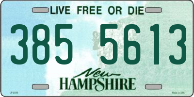NH license plate 3855613