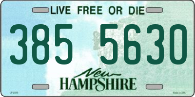 NH license plate 3855630