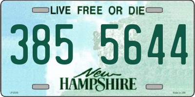 NH license plate 3855644
