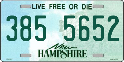 NH license plate 3855652