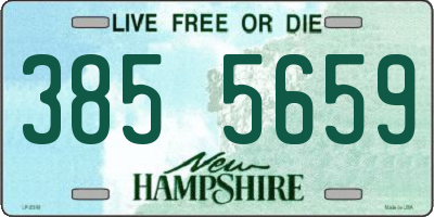 NH license plate 3855659