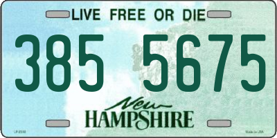 NH license plate 3855675