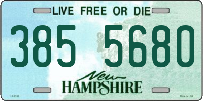 NH license plate 3855680