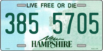 NH license plate 3855705