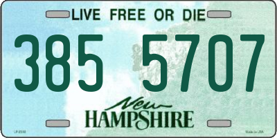 NH license plate 3855707