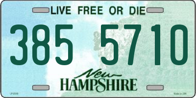 NH license plate 3855710