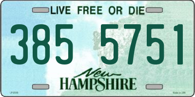 NH license plate 3855751
