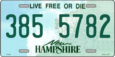 NH license plate 3855782