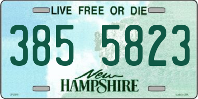 NH license plate 3855823