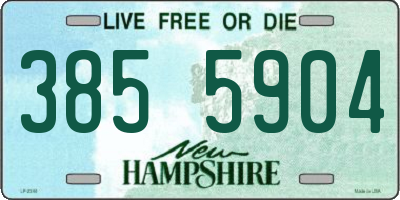 NH license plate 3855904