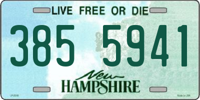 NH license plate 3855941