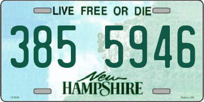 NH license plate 3855946