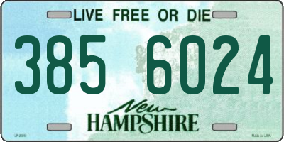 NH license plate 3856024