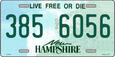 NH license plate 3856056