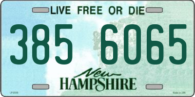 NH license plate 3856065