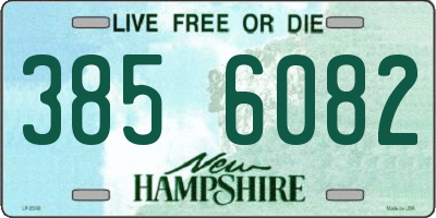NH license plate 3856082