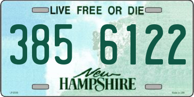 NH license plate 3856122