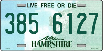 NH license plate 3856127