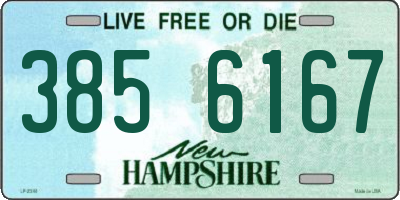 NH license plate 3856167