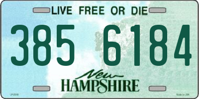NH license plate 3856184
