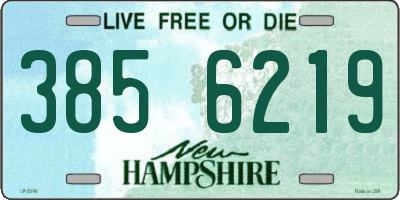 NH license plate 3856219
