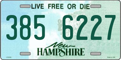 NH license plate 3856227