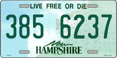 NH license plate 3856237