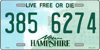 NH license plate 3856274