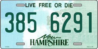 NH license plate 3856291