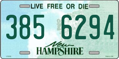 NH license plate 3856294