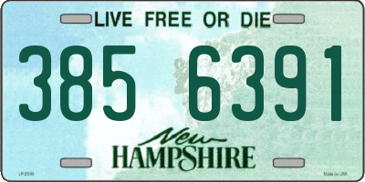 NH license plate 3856391