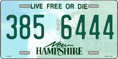 NH license plate 3856444