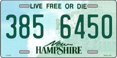 NH license plate 3856450