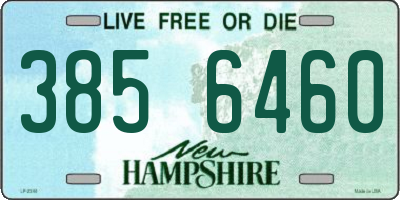 NH license plate 3856460