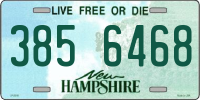 NH license plate 3856468