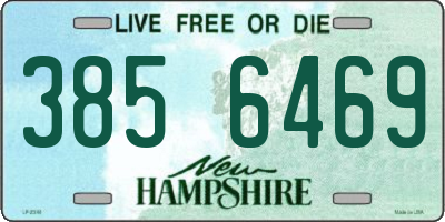 NH license plate 3856469