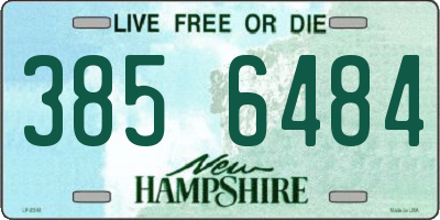 NH license plate 3856484