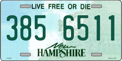 NH license plate 3856511