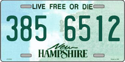 NH license plate 3856512