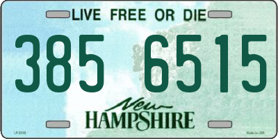 NH license plate 3856515