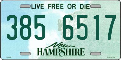 NH license plate 3856517