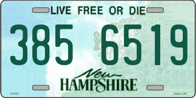 NH license plate 3856519