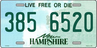 NH license plate 3856520