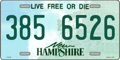 NH license plate 3856526