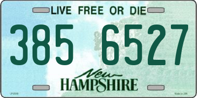 NH license plate 3856527