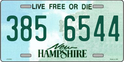 NH license plate 3856544