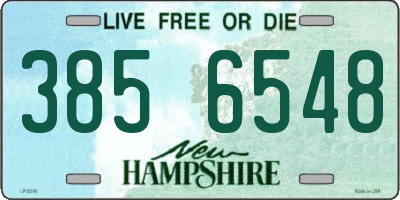 NH license plate 3856548
