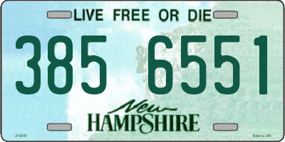 NH license plate 3856551